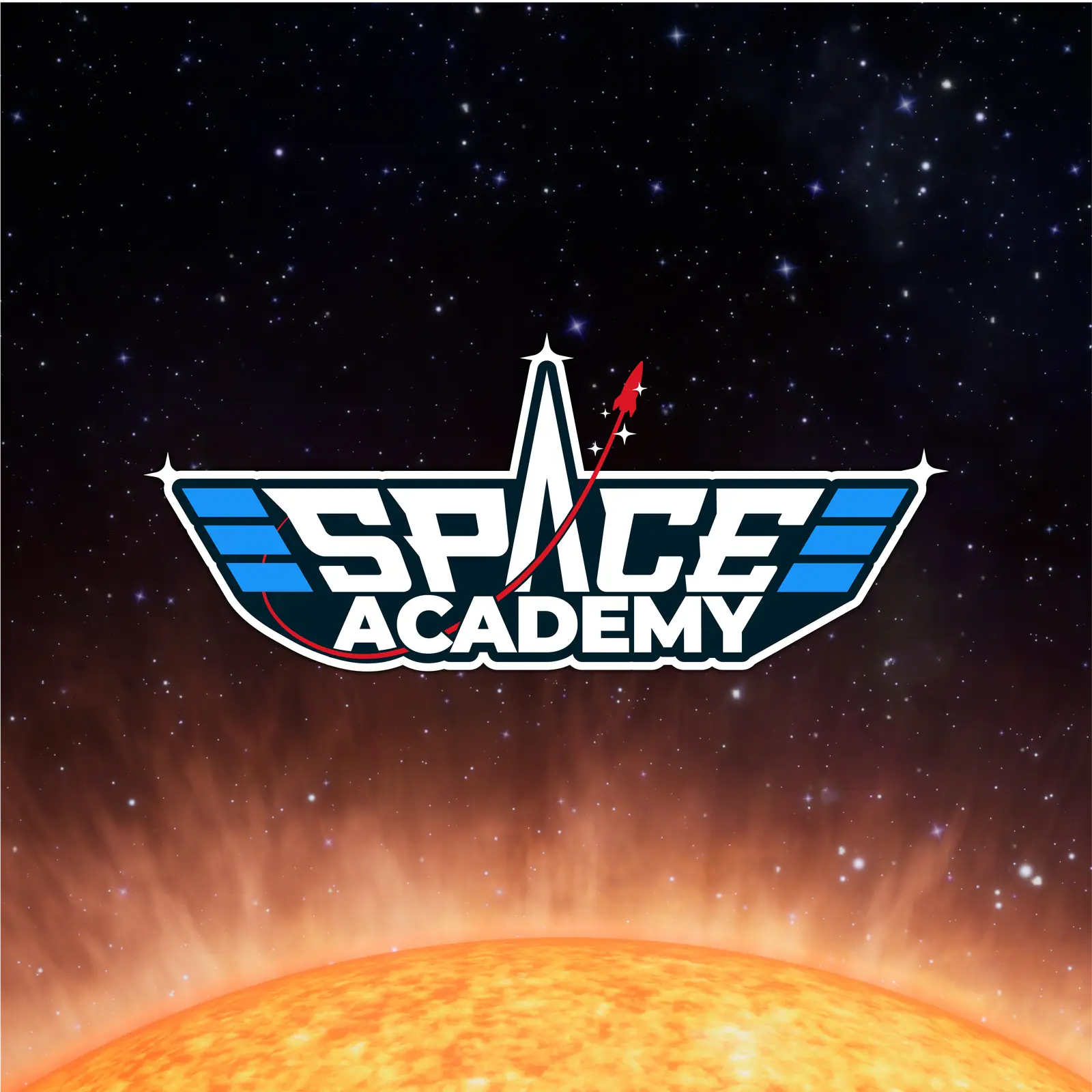 Space academy cover art
